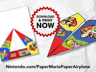 Celebrate the Launch of Paper Mario: The Thousand-Year Door with a Mario-Themed Paper Airplane