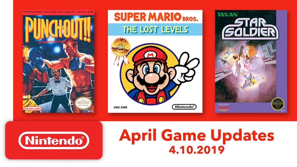 Details for Nintendo Switch Online NES Games April 2019 Nintendo