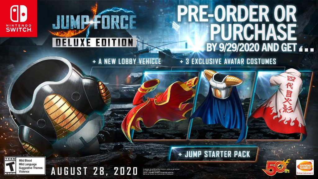 Jump force deluxe edition что входит