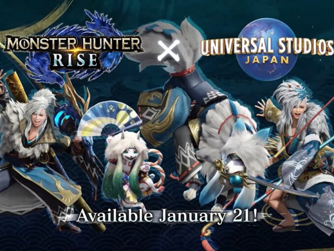 Nieuws - Monster Hunter Rise – Universal Studios Japan samenwerking 