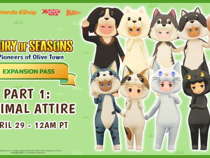 Nieuws - Story Of Seasons: Pioneers Of Olive Town – Eerste DLC 29 April 