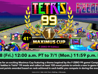 Tetris 99’s 41st Maximus Cup: Unlocking the F-Zero 99 Theme